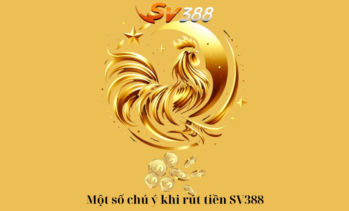 Một số chú ý khi rút tiền SV388