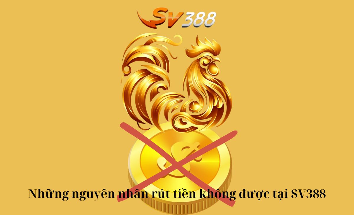 Những nguyên nhân rút tiền không được tại SV388