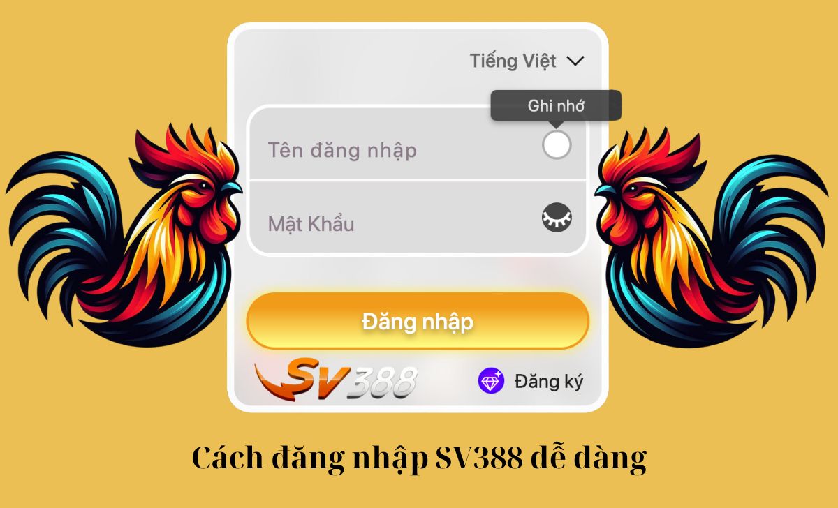 Cách đăng nhập SV388 dễ dàng